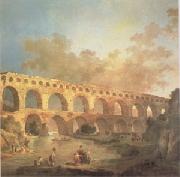 ROBERT, Hubert The Pont du Gard (mk05) oil painting